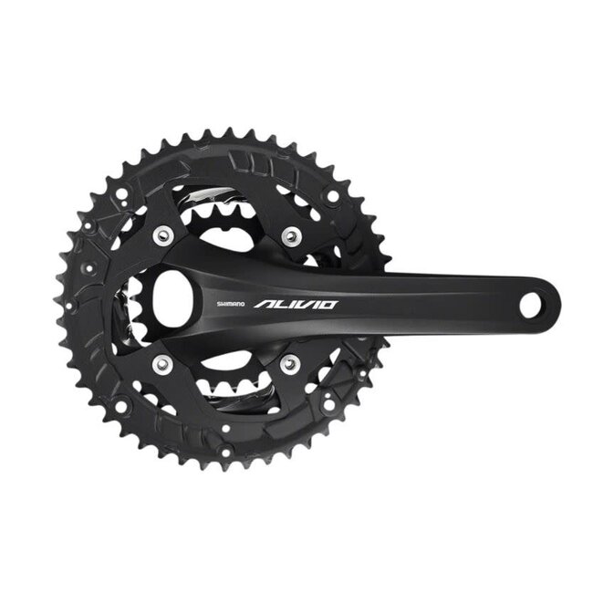 Shimano Alivio FC-T4060 Crankset - 175mm, 9-Speed, 44/32/22t, 104/64 BCD,  Hollowtech II Spindle Interface, Black
