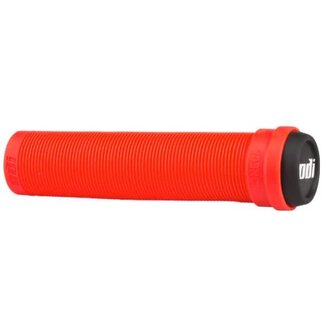 ODI Flangeless Longneck Grips - Fire Red