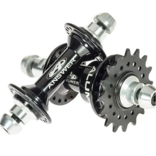 Answer ALUMLITE-TI MINI HUB BLACK FRONT ONLY*