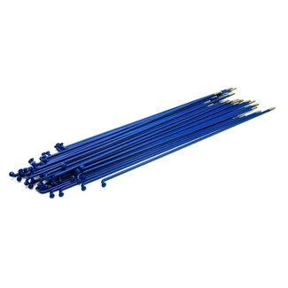 MCS 14g thick Stainless Steel Spokes 36 Per Bag BLUE ONLY 292mm
