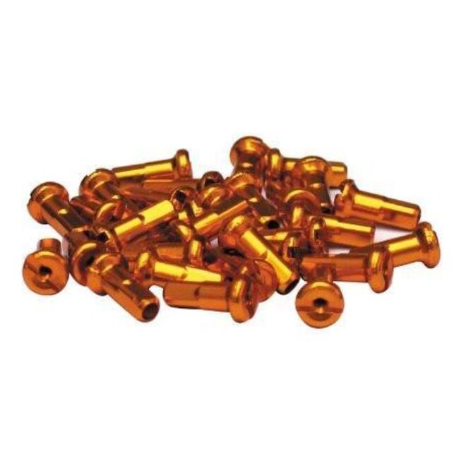 USA Brand 14g Alloy Nipples 37 PER PACK ORANGE