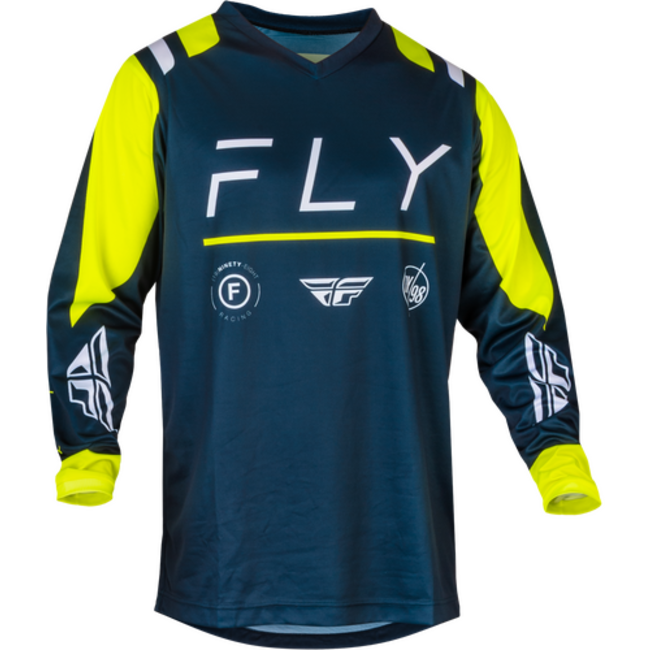 FLY RACING F-16 Jersey Navy/Hi-Vis - Adult