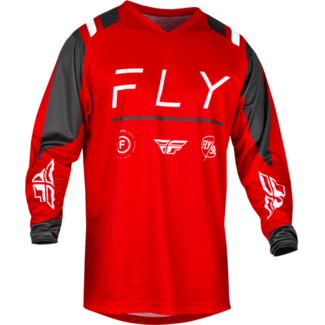 FLY RACING F-16 JERSEY RED/CHARCOAL/WHITE SM