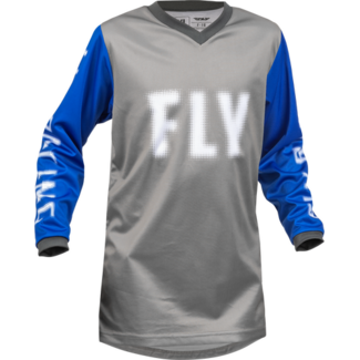 FLY RACING YOUTH F-16 JERSEY GREY/BLUE