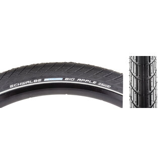 Schwalbe TIRE BIG APPLE 700x50 (28x2.0) ACTIVE TWIN K-GUARD BK/REF SBC WIRE*