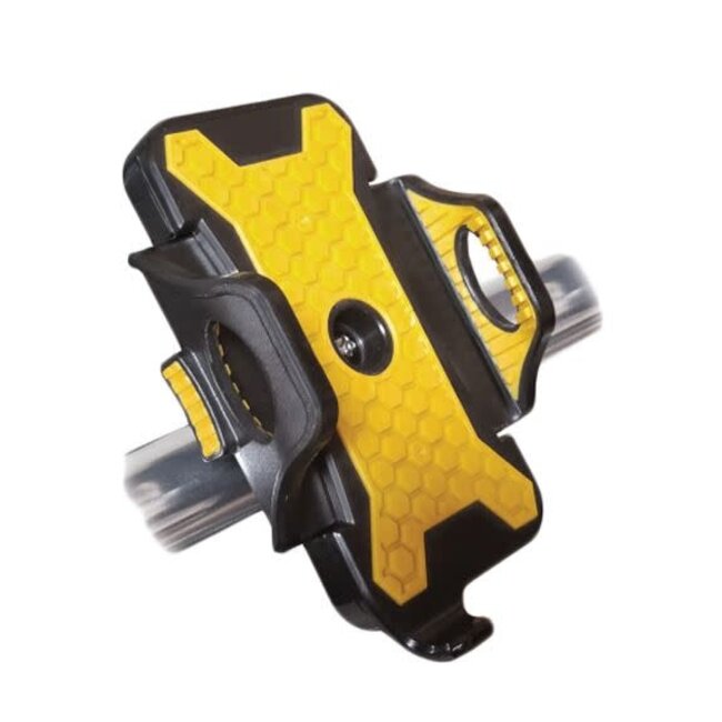 CLEAN MOTION HBAR ROTATING PHONE HOLDER BK/YL