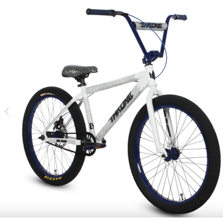 Throne GOON 24" COMPLETE BIKE WHITE RETRO