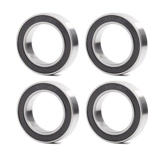 MR2437-2RS Ball Bearing, 24x37x8mm Chromium Steel Direct Press Dust Seal, 24378 LLB Crank Bearings for BB90 Bottom Bracket, (Pick of 4Pcs)