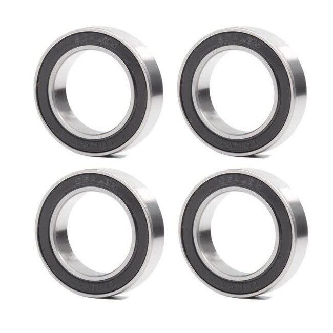 MR2437-2RS Ball Bearing, 24x37x8mm Chromium Steel Direct Press Dust Seal, 24378 LLB Crank Bearings for BB90 Bottom Bracket, (Pick of 4Pcs)