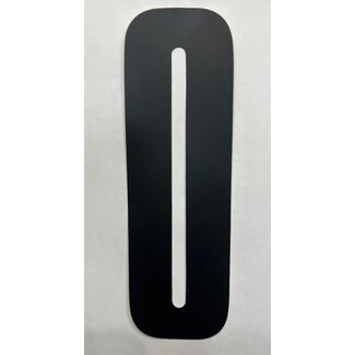 7" NUMBER - MATTE BLACK - 0*