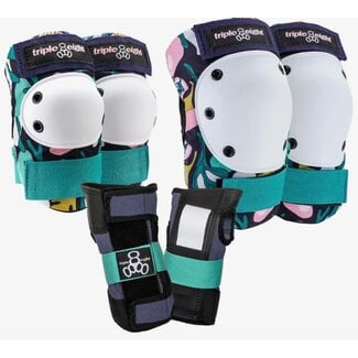 Triple 8 Saver Series Pads 3-Pack  - Floral - MD*