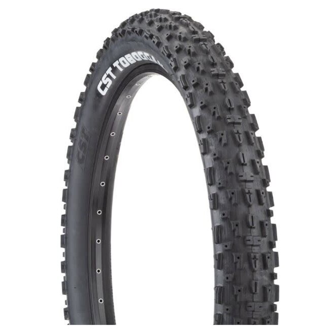 CST Toboggan Tire - 26 x 4, Clincher, Wire, Black*