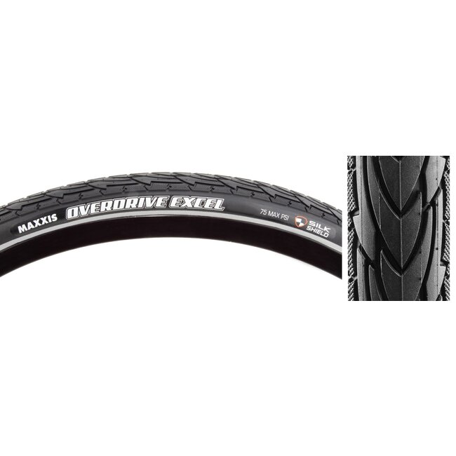 MAXXIS TIRE OVERDRIVE EXCEL 700x35 BK WIRE/60*
