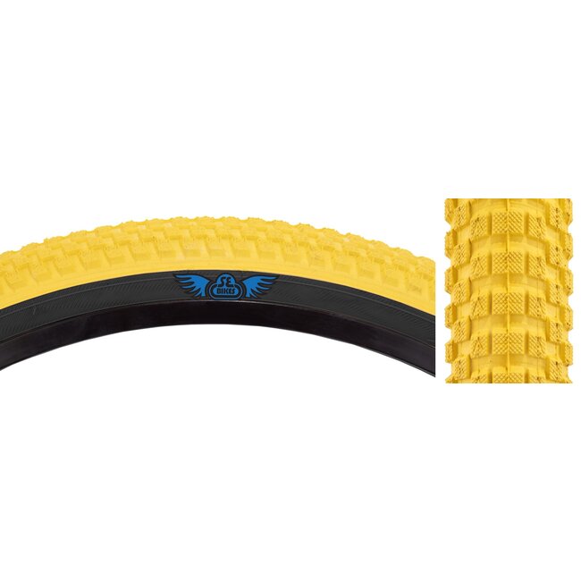 SE BIKES CUB TIRE 26x2.0 YELLOW/BLACK*