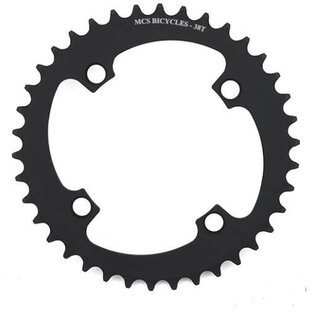 MCS USA 4-BOLT CHAINRING - BLACK - 39T*