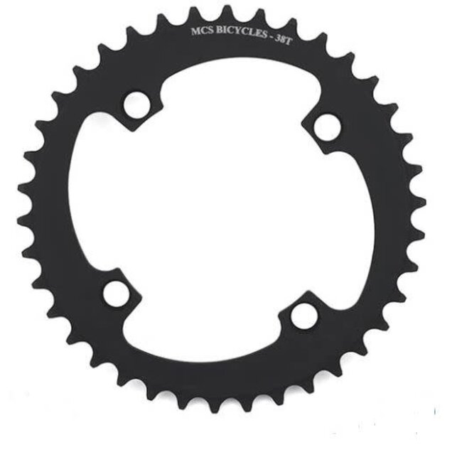 MCS USA 4-BOLT CHAINRING - BLACK - 46T*