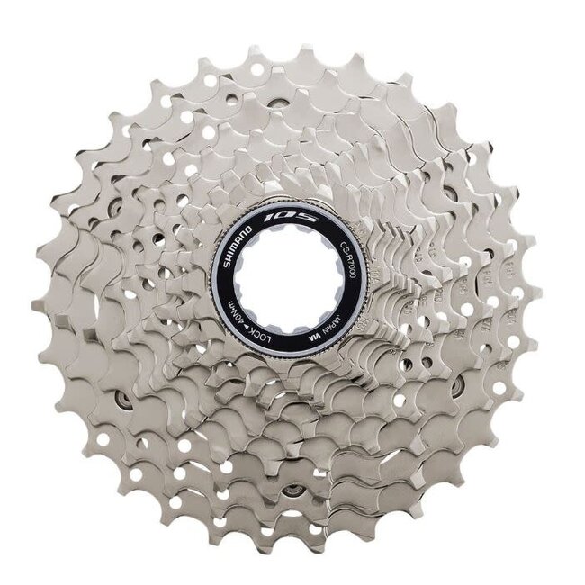 Shimano 105 CS-HG700-11 Cassette - 11 Speed, 11-34t, Silver