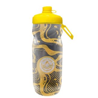 FROSTFLOW BOTTLE INSULATED 20oz ABSTRACT-WAVE YELLOW
