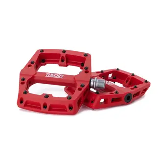 THEORY MEDIAN PEDALS w/ METAL PINS RED