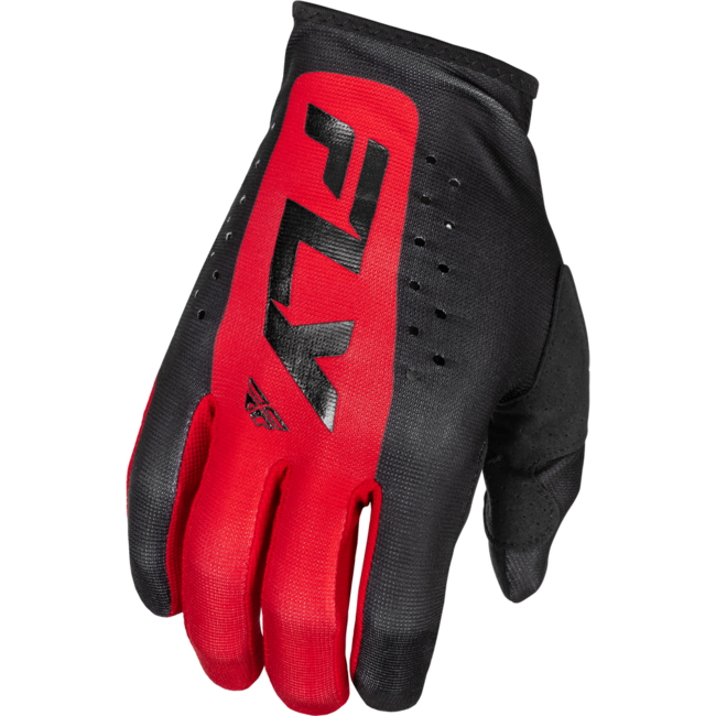 FLY RACING LITE GLOVES BLACK/RED