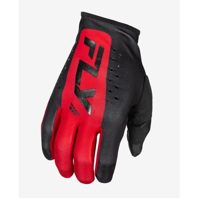 FLY RACING Lite Gloves - Black / Red