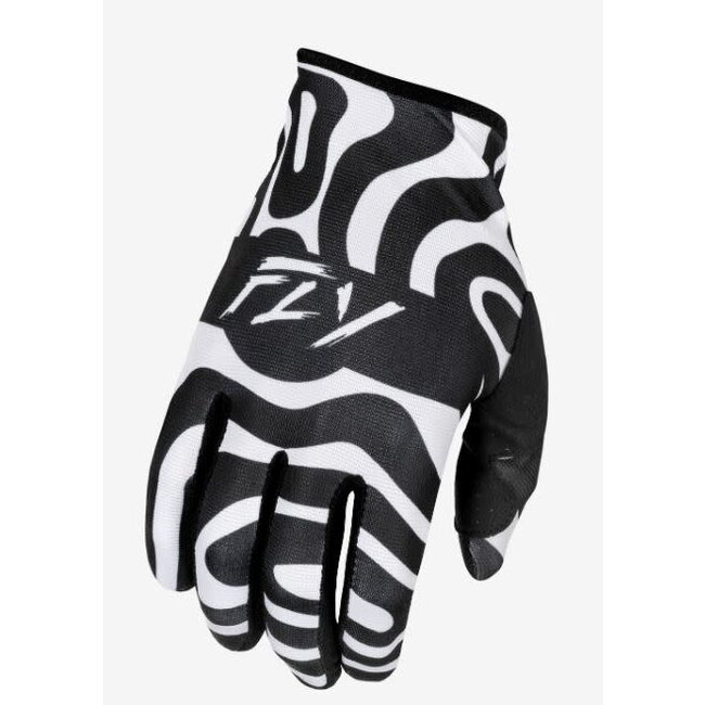 FLY RACING Lite Abyss Gloves - White / Black