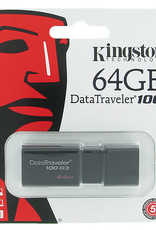 KINGSTON DATATRAVELER 100 G3 64GB USB 3.0 FLASH DRIVE