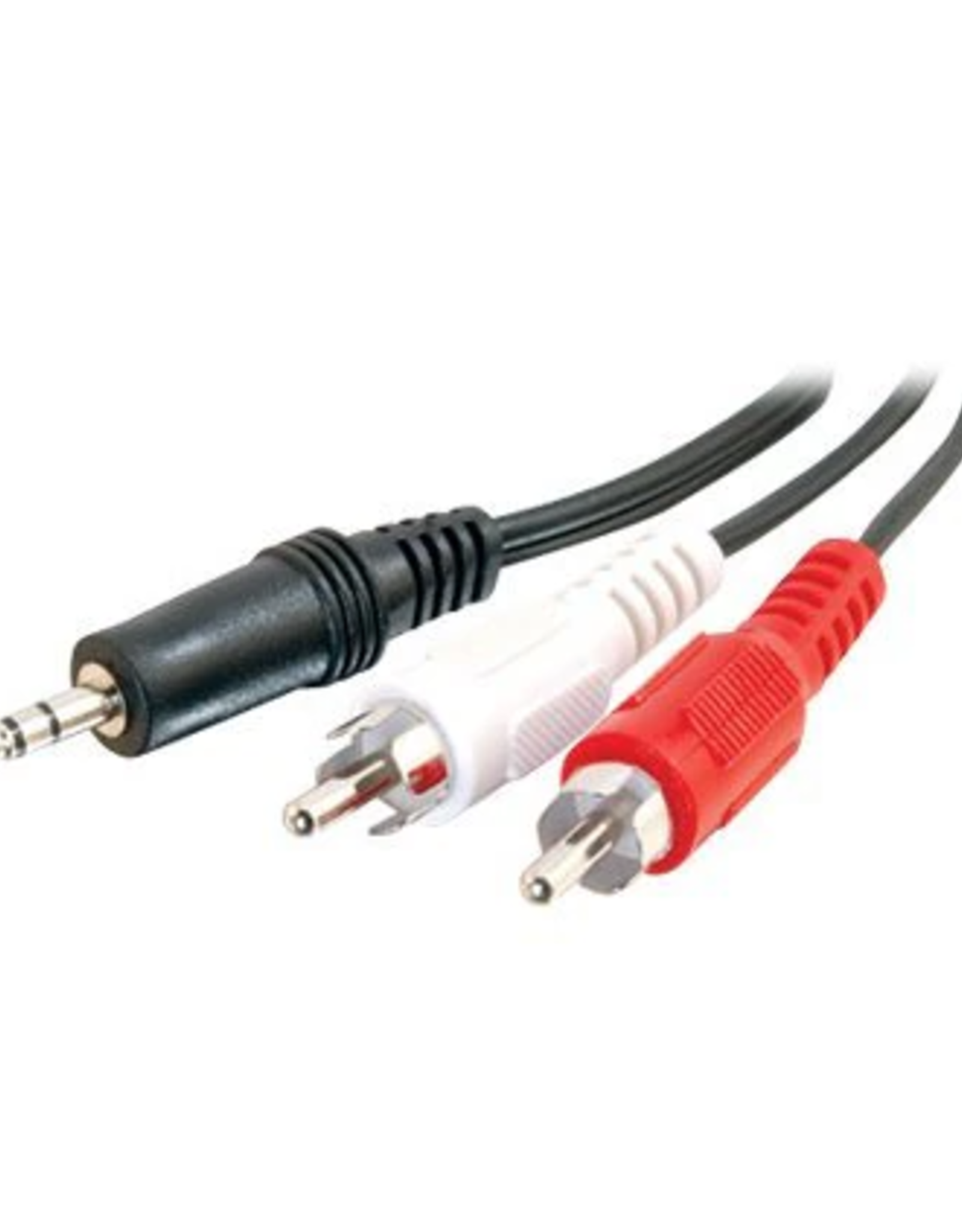 CABLES TO GO STEREO AUDIO Y-CABLE 3.5MM (M) TO 2 RCA (M) 6FT