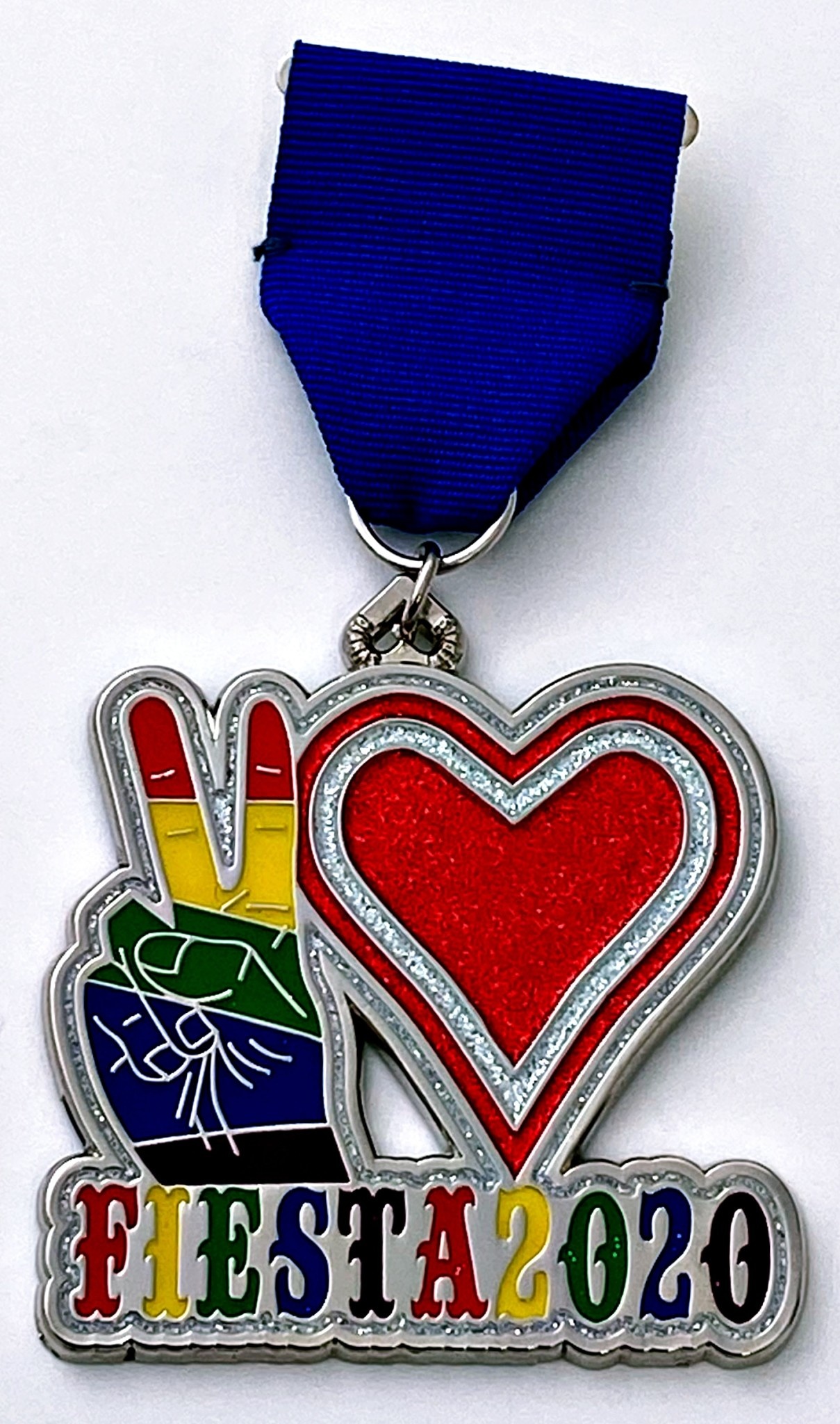 63 Diana's Medals Peace. Love. FIesta. Medal 2020 The Fiesta Store