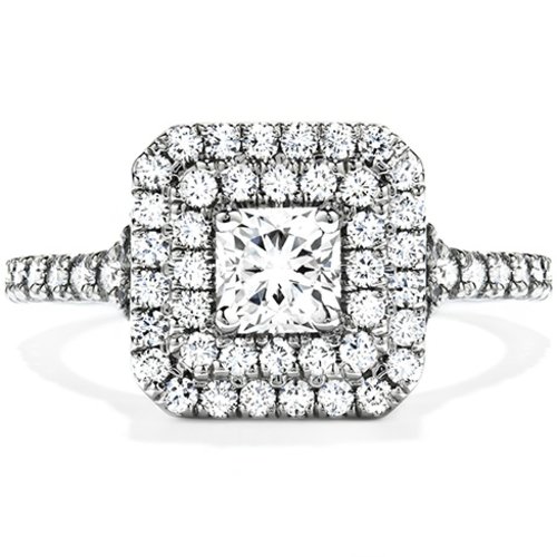 Hearts On Fire Transcend Double Halo Dream Engagement Ring Hearts On Fire Transcend Double Halo Dream Engagement Ring