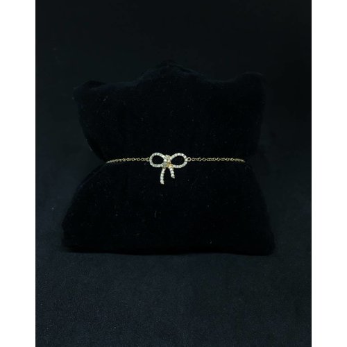 Amour 18k Rose Gold 0.22ct Bow Bracelet Amour 18k Rose Gold 0.22ct Bow Bracelet
