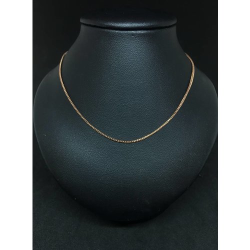 Amour 14k Rose Gold 18" Classic Round Snake Link Chain Amour 14k Rose Gold 18" Classic Round Snake Link Chain