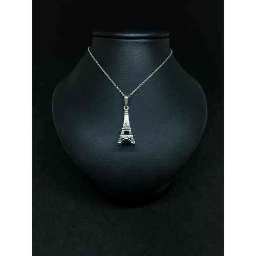 Amour 925 Sterling Silver Eiffle Tower Necklace Amour 925 Sterling Silver Eiffle Tower Necklace