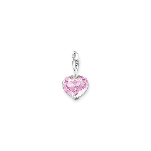 Thomas Sabo Pink CZ Heart Charm Thomas Sabo Pink CZ Heart Charm