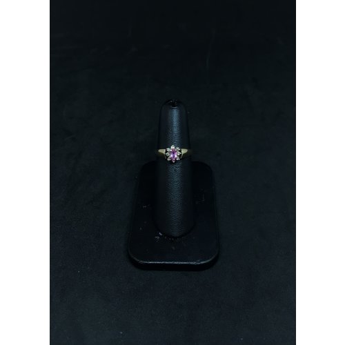 Amour 10k Yellow & White Gold 0.08ct Fashion Ring Amour 10k Yellow & White Gold 0.08ct Fashion Ring