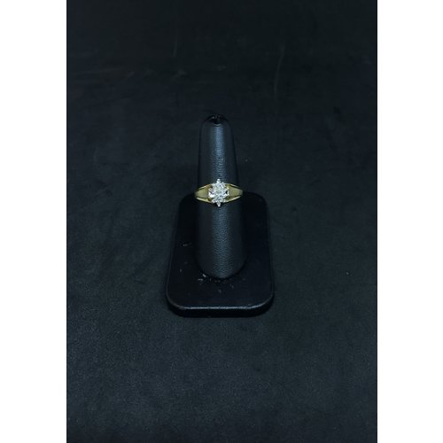 Amour 10k Yellow & White Gold 0.20ct Fashion Ring Amour 10k Yellow & White Gold 0.20ct Fashion Ring