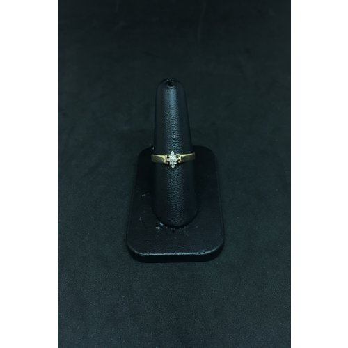 Amour 10k Yellow & White Gold 0.06ct Fashion Ring Amour 10k Yellow & White Gold 0.06ct Fashion Ring