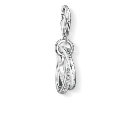 Thomas Sabo Together Rings Charm Thomas Sabo Together Rings Charm