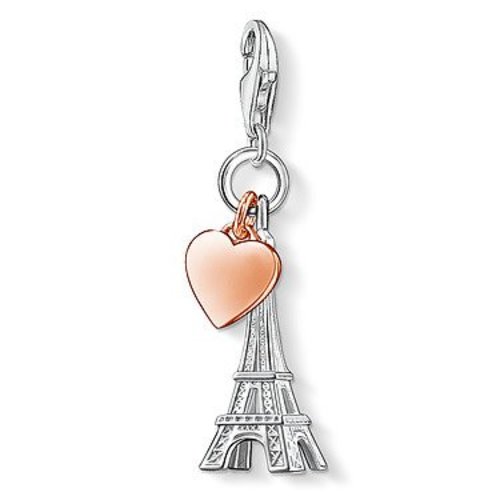 Thomas Sabo Eiffel Tower Rose Gold Heart Charm Thomas Sabo Eiffel Tower Rose Gold Heart Charm