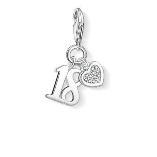 Thomas Sabo Lucky #18 Diamond Heart Charm Thomas Sabo Lucky #18 Diamond Heart Charm