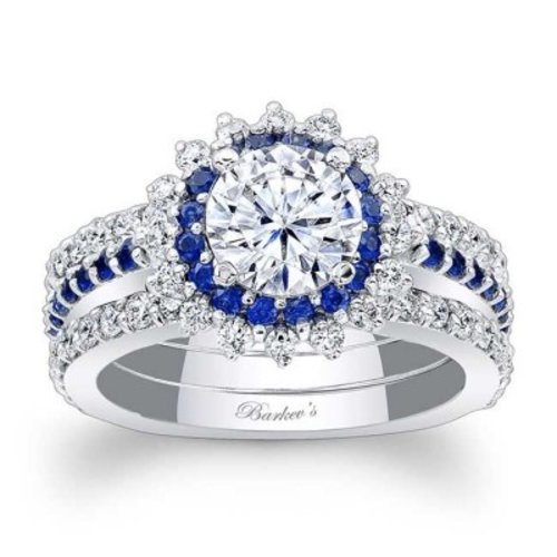 Barkev's 7969S2BSW Wedding Set Barkev's 7969S2BSW Wedding Set
