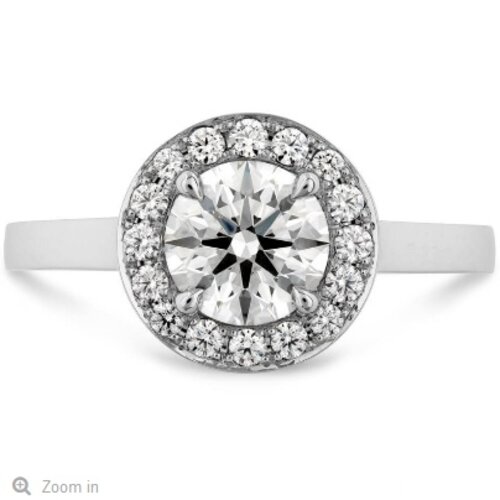 Hearts On Fire Illustrious Halo Engagement Ring Hearts On Fire Illustrious Halo Engagement Ring