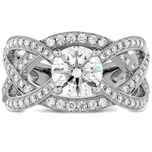 Hearts On Fire Intertwining Diamond Engagement Ring Hearts On Fire Intertwining Diamond Engagement Ring