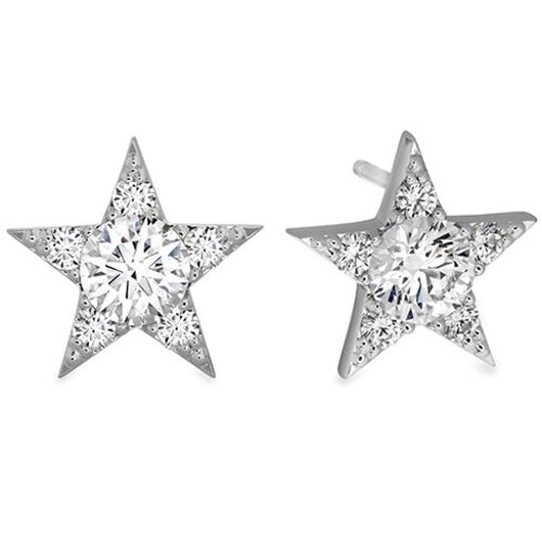 Hearts on Fire Fashion Illa Cluster Stud Earrings Hearts on Fire Fashion Illa Cluster Stud Earrings