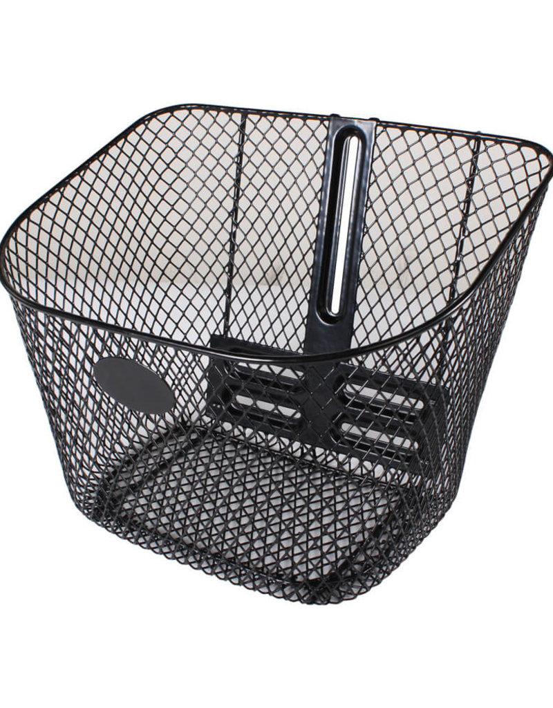 Genuine Scooters Front Basket; Genuine Buddy - Black