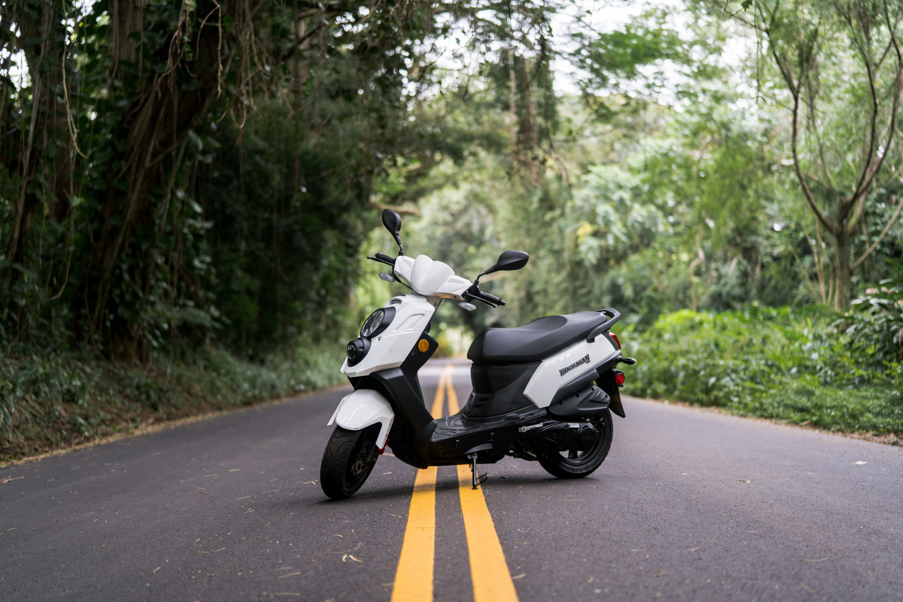 2021 White Genuine Hooligan 170i cc Scooter - Hawaiian Style Sales