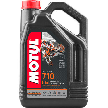 MOTUL 710 2T Oil / Spray · Motocard