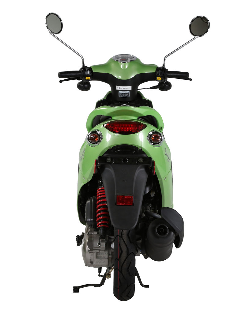 Genuine Scooters 2023 Lime Green Genuine Buddy 50cc Moped