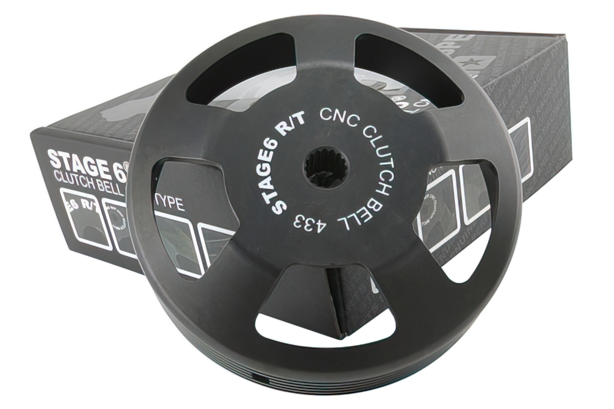 Clutch bell Stage6 R/T CNC type 460 107mm Piaggio-Honda-GY6 50cc