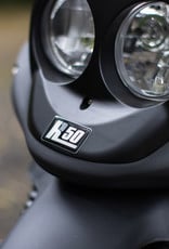Genuine Scooters 2023 Matte Black Genuine Roughhouse 50cc Moped